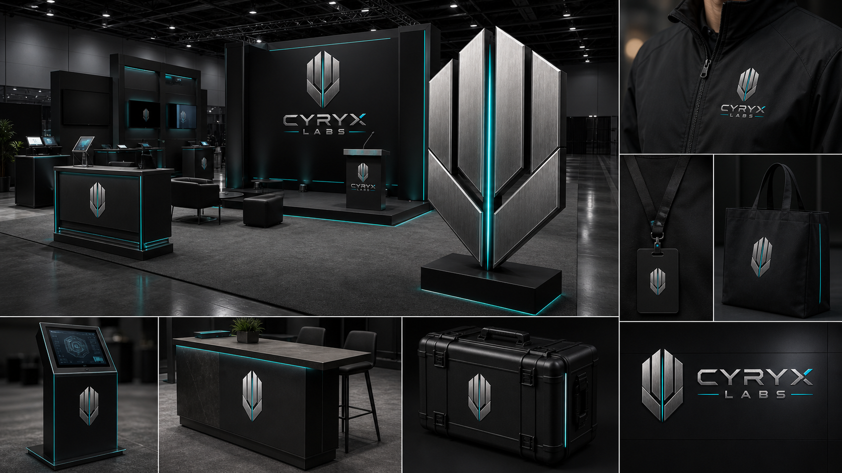 Cyryx Labs moodboard — Event activation